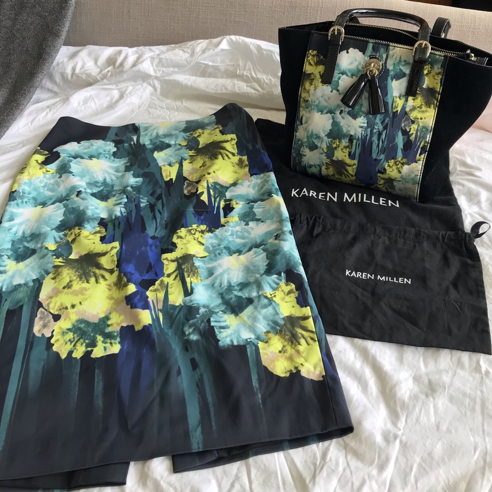 Karen Millen Skirt and matching bag